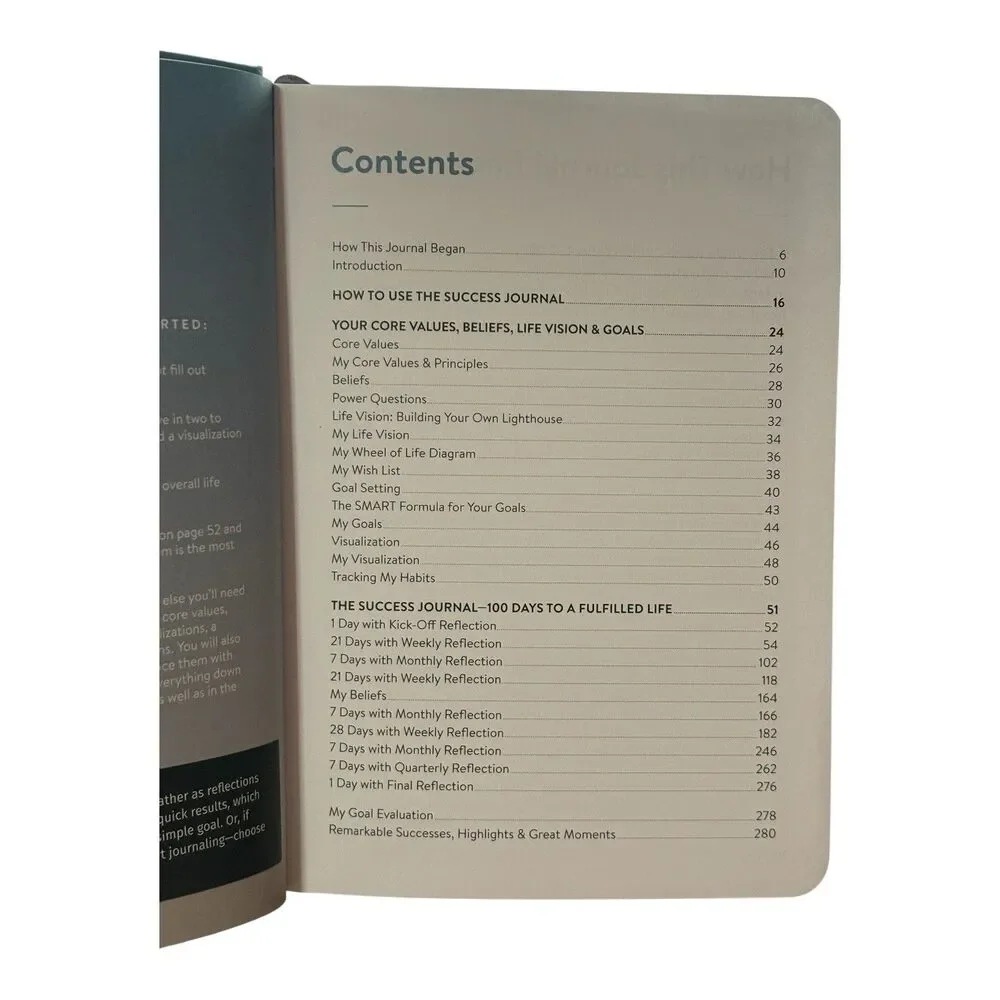 Success Journal -A Productivity Goal Planner Hardcover Book Never Used